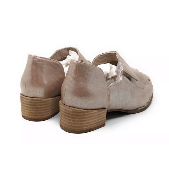 Seychelles Womens Open Mind Pull On Ankle Boot Rise Gold Leather Size 6US - Picture 4 of 8